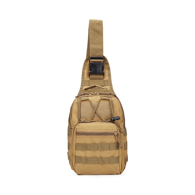 Military Camouflage Tactical One Shoulder Backpack, Camping, Hiking