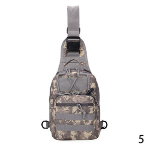 Military Camouflage Tactical One Shoulder Backpack, Camping, Hiking