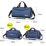 Universal sports bag, travel, with departments for dry and wet things