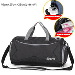 Universal sports bag, travel, with departments for dry and wet things