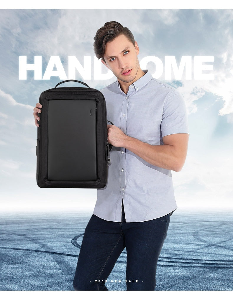 Men's Waterproof Thin Backpack For Business and Travel