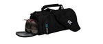 Comfortable sports bag, travel bag, with compartments for dry and wet items