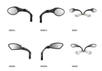 Bicycle Stainless Steel Lens Mirror MTB Handlebar Side Safety Rear View Mirror Road Bike Cycling Flexible Rearview Mirrors