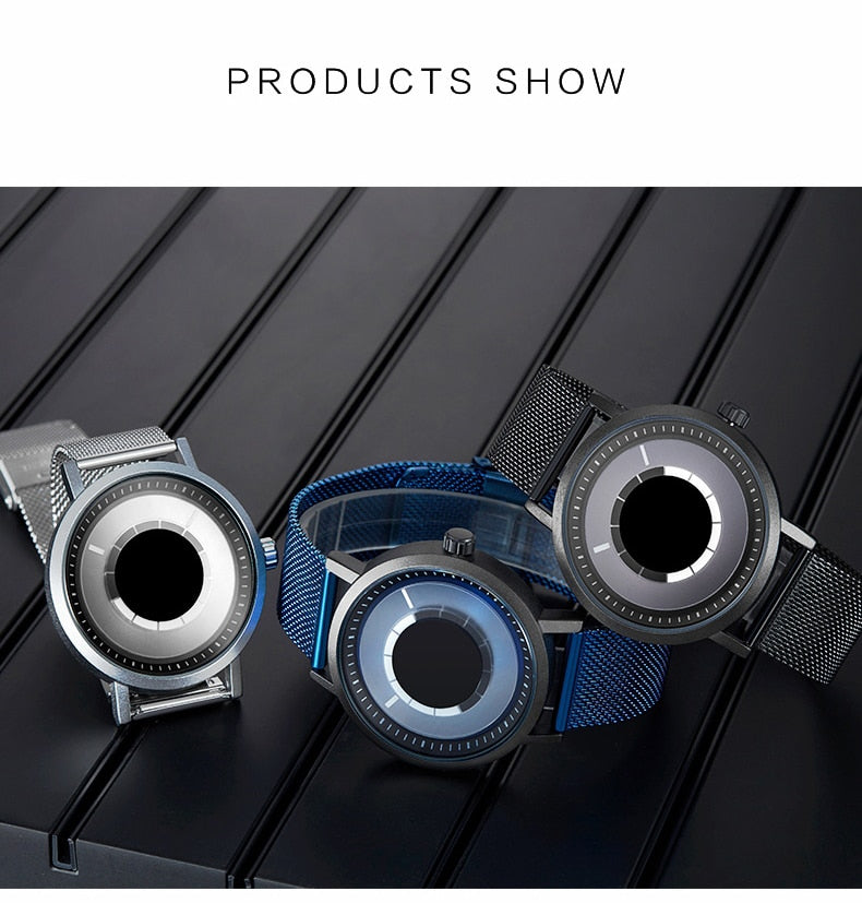 Quartz stylish men's watch, fashionable design
