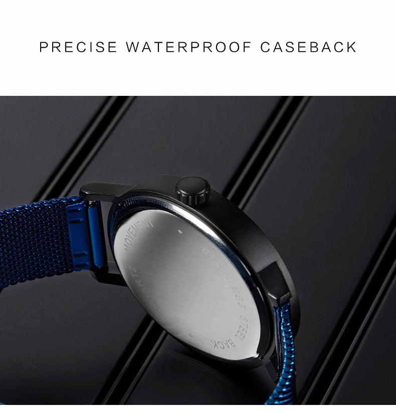 Quartz stylish men's watch, fashionable design