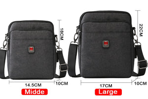 Waterproof Cool Men's Crossbody Bag, Casual / with USB Port