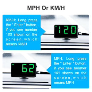 Display Car KM/h MPH Cheap C80 Auto Electronics Speed Display C90 C1090 Large Screen A100 Hud