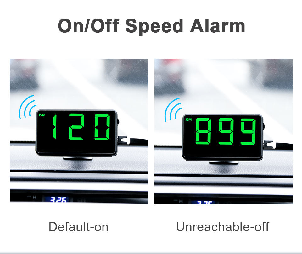 Display Car KM/h MPH Cheap C80 Auto Electronics Speed Display C90 C1090 Large Screen A100 Hud