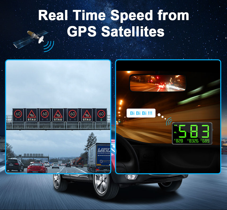 Display Car KM/h MPH Cheap C80 Auto Electronics Speed Display C90 C1090 Large Screen A100 Hud