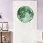 30cm Luminous Moon 3D Wall Sticker for kids room living room bedroom decoration home decals Glow in the dark Wall Stickers