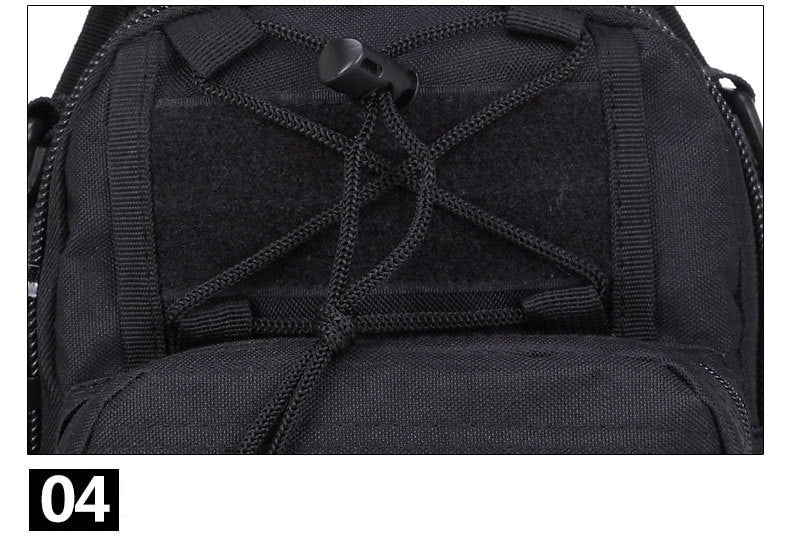 Military Camouflage Tactical One Shoulder Backpack, Camping, Hiking