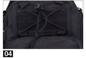 Military Camouflage Tactical One Shoulder Backpack, Camping, Hiking