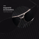 Men Classic Pilot Sunglasses Polarized Aviation Frame fashion Sun glasses For Male Driving UV400 Protection AF8208