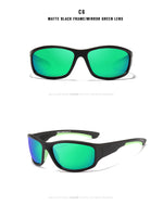 Unbreakable TR90 Sport Sunglasses Men Excellent Outdoor Driving Glasses Suit for Any Face Shades KD712