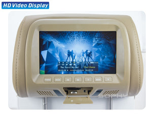 Universal 7 inches Automobile Car Headrest Monitor Rear Seat Entertainment Multimedia Player General AV USB SD MP4