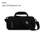 Comfortable sports bag, travel bag, with compartments for dry and wet items