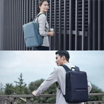 Classic business backpack 2 generations of waterproof fabric, 15.6-inch laptop compartment