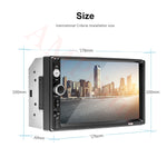 Universal 2 din Car Multimedia Player Autoradio 2din Stereo 7" Touch Screen Video MP5 Player Auto Radio Backup Camera