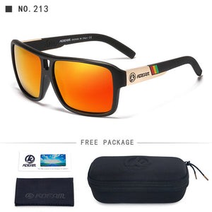 Polaroid Goggles Men Sport eyewear With Hard case Square Sunglasses women Brand Driving Polarized Glasses Outdoor KD520