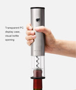 Electric Bottle Opener Stainless Steel Mini Wine Stopper Wine Decanter Aerator Smart Wine set gift