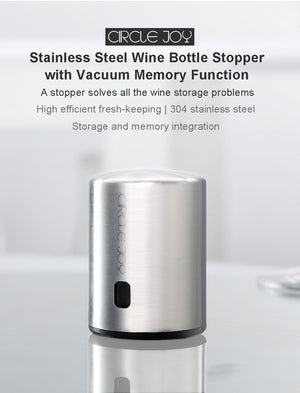 Electric Bottle Opener Stainless Steel Mini Wine Stopper Wine Decanter Aerator Smart Wine set gift