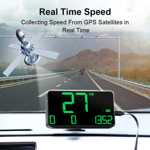 Display Car KM/h MPH Cheap C80 Auto Electronics Speed Display C90 C1090 Large Screen A100 Hud