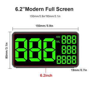 Display Car KM/h MPH Cheap C80 Auto Electronics Speed Display C90 C1090 Large Screen A100 Hud