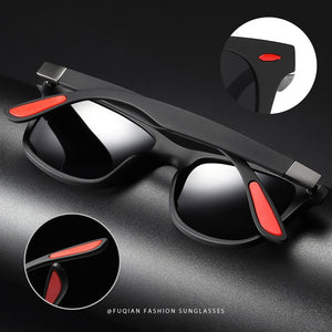 Hot Sale Polarized Sunglasses Men Women Classic Square Plastic Driving Sun Glasses Male Fashion Black Shades UV400