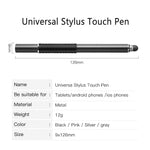 Universal 2 in 1 Stylus Drawing Tablet Pens Capacitive Screen Caneta Touch Pen for Mobile Android Phone Smart Pen Accessories