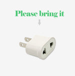 1PC US Adapter Plug EU to US Travel Wall Electrical Power Charge Outlet Sockets 2 Pin Plug Socket Euro Europe To USA