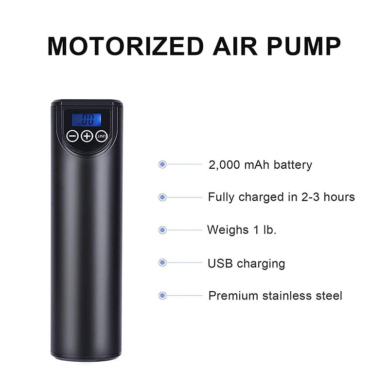 Air Compressor Electric Air pump with Tire Pressure LCD Display Wireless Portable Tire Inflator for Car Bicycles