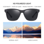 Polarized Sunglasses Men TR90 Frame Fashion Mirror Driving Fishing Sunglasses Male zonnebril heren UV400