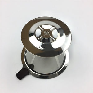 Stainless Steel Coffee Filter Holder Reusable Coffee Filters Dripper v60 Drip Coffee Baskets