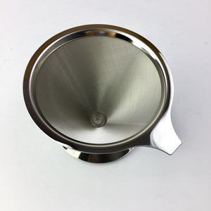 Stainless Steel Coffee Filter Holder Reusable Coffee Filters Dripper v60 Drip Coffee Baskets