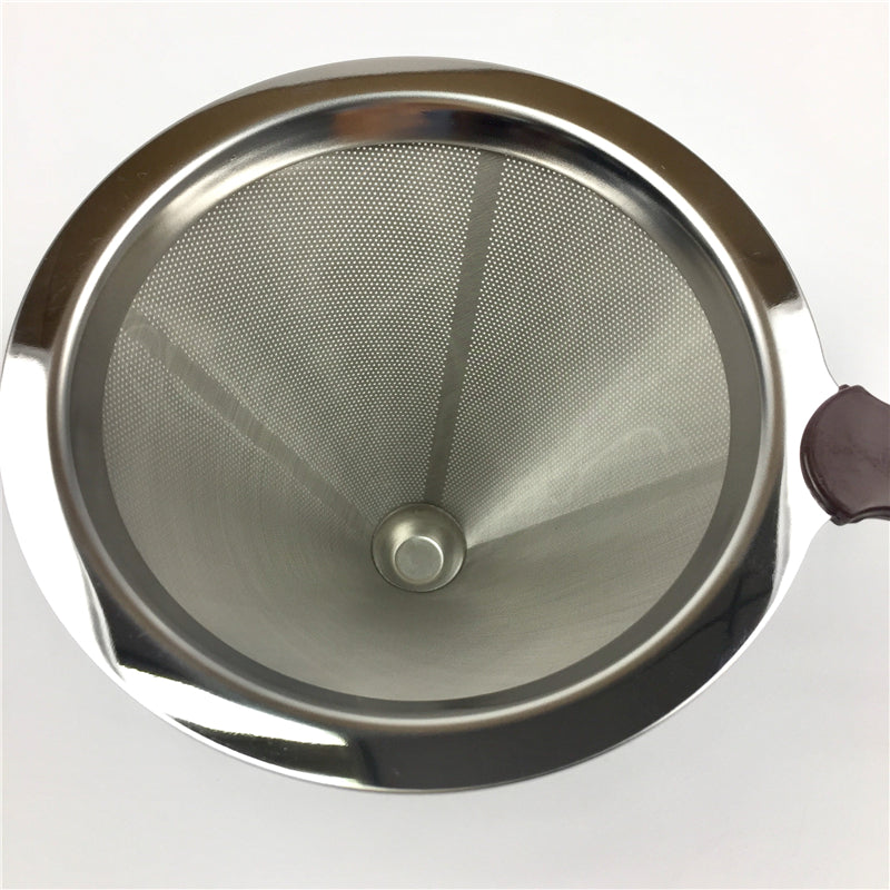 Stainless Steel Coffee Filter Holder Reusable Coffee Filters Dripper v60 Drip Coffee Baskets