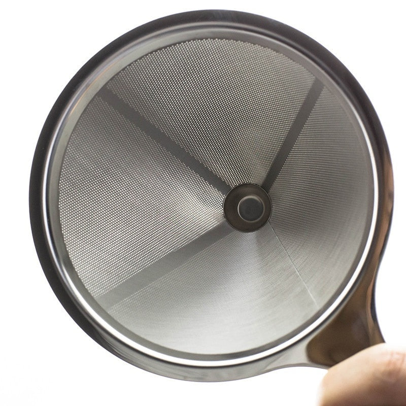 Stainless Steel Coffee Filter Holder Reusable Coffee Filters Dripper v60 Drip Coffee Baskets