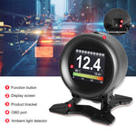 Digital Temperature Gauge Digital Voltage Speed Meter Display Meter Alarm Water