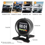 Digital Temperature Gauge Digital Voltage Speed Meter Display Meter Alarm Water
