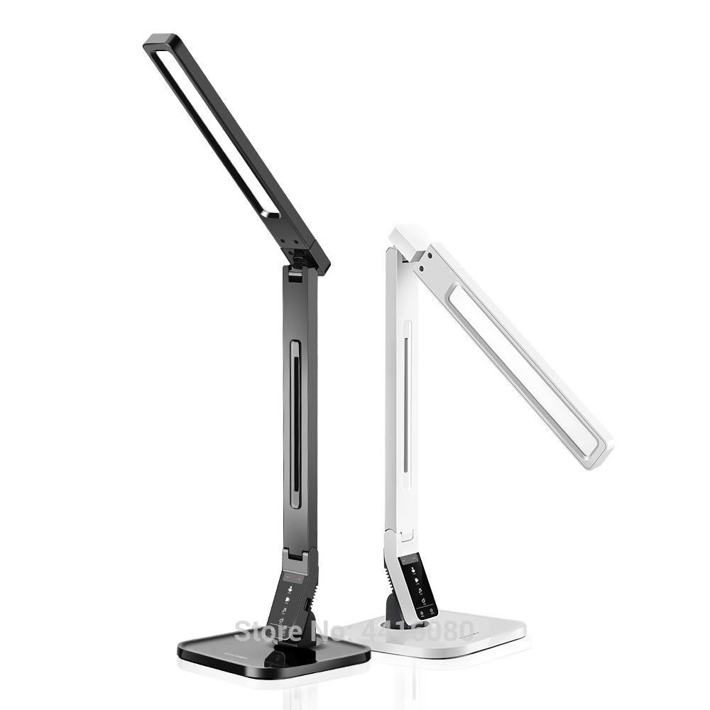 Multi-function timing desk lamp 15w And 4 Kind of Lighting lamp table led with USB Charging Port Touch Control Memory Function