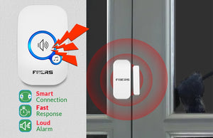 Wireless Doorbell Home Security Alarm/ Welcome Smart Doorbell 3in1 Multi-purpose Door Button 433MHz Easy Installtion