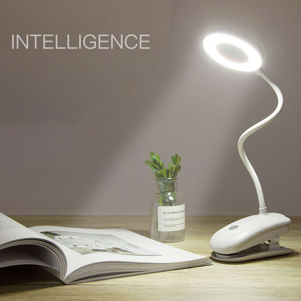 Desk Lamp USB LED Table Lamp Table Touches 3 Modes Portable LED Table Lamp with Clip Bed Reading Book Night Light LED Desk Lamps