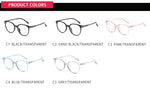 Transparent Round Glasses Frame Women Men 2020 Fashion Women Optical Glasses Clear Frame Blue Light Eyeglasses Computer