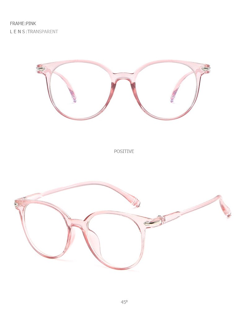 Transparent Round Glasses Frame Women Men 2020 Fashion Women Optical Glasses Clear Frame Blue Light Eyeglasses Computer