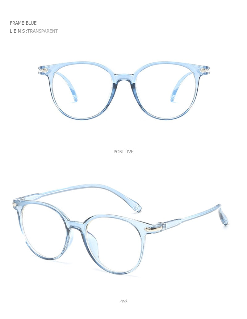 Transparent Round Glasses Frame Women Men 2020 Fashion Women Optical Glasses Clear Frame Blue Light Eyeglasses Computer