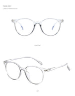 Transparent Round Glasses Frame Women Men 2020 Fashion Women Optical Glasses Clear Frame Blue Light Eyeglasses Computer