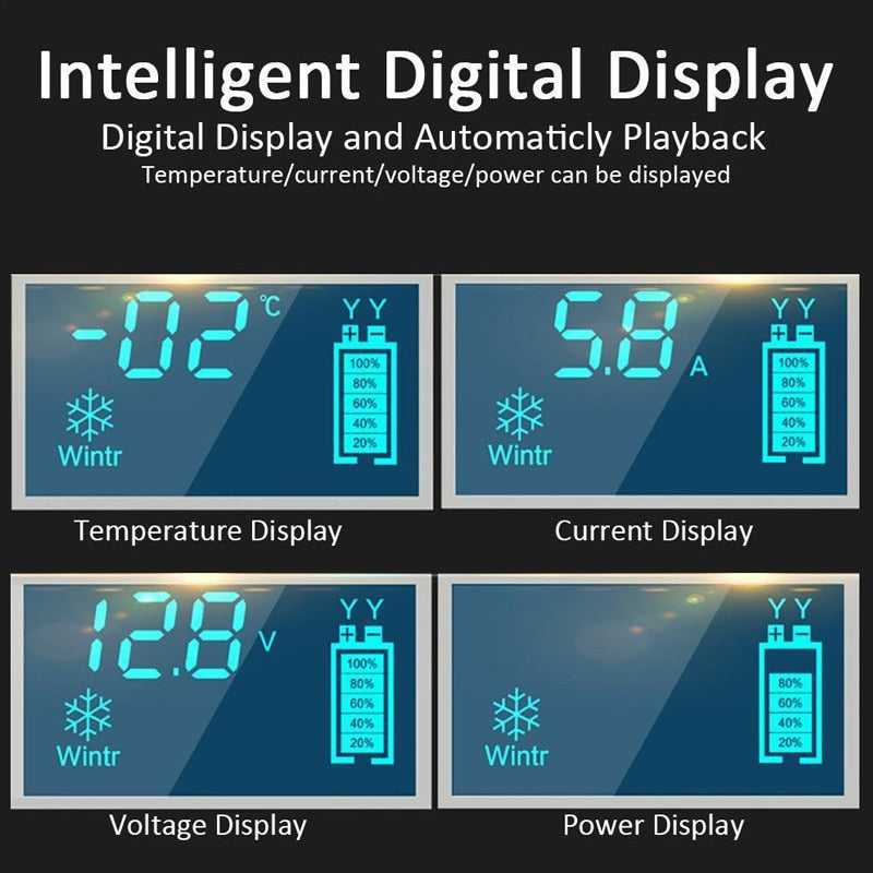 12V 6A Intelligent Car Motorcycle Battery Charger For Auto Moto Lead Acid AGM Gel VRLA Smart Charging 6A 12V Digital LCD Display