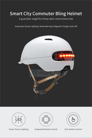 Outdoor Cycling Sport Smart Helmet electric Bike Lamp Racing Motorcycle Bicycle Back Light Kids Helmet Men Women