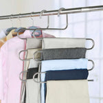 Multi-functional S-type trouser rack stainless steel multi-layer trouser rack traceless adult trouser hanger