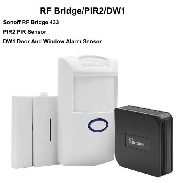 Wifi Wireless  PIR Sensor Door & Window Alarm Sensor for Smart Home Security Alexa Google Home