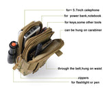 Tactical Pouch Molle Hunting Bags Belt Waist Bag Military Tactical Pack Outdoor Pouches Case Pocket Camo Bag For Iphone